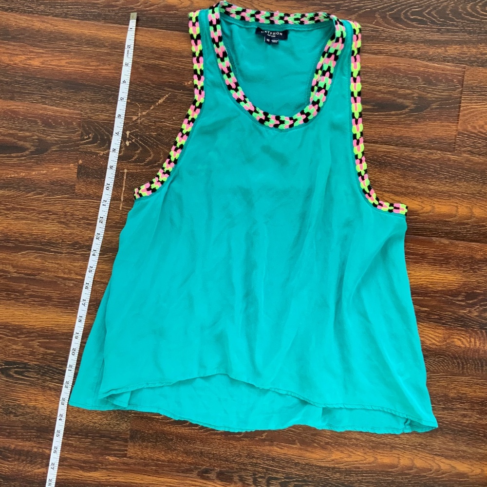 Gryphon 100% silk top xs